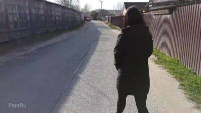 Shameless Wife Walks Down The Street In A Public Place - hclips.com