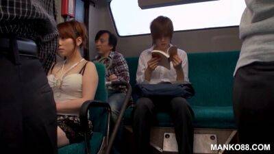 Public transportation is so much fun in Japan - sexu.com - Japan - Asian - Japanese