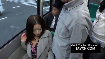 Asian girl is getting fucked in the bus - sunporno.com - Asian