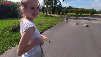 Beautiful Girl In The Outdoors Shows Her Naked Tits And Pussy Public - upornia.com