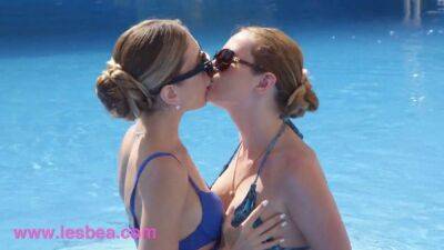 Russian girlfriends Kaisa Nord and Mary Rock outdoor - sexu.com - Russia