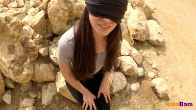 Blind Dumb Girl Persuaded To Have Sex - Outdoor Sex In Gravel Pit - hclips.com