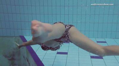 Czech Teen Sima In The Public Swimming Pool Nude - upornia.com - Czech