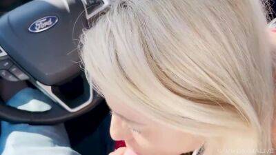Blond German Whore Fucked Without A Condom In Public On The Street! Daynia - hclips.com - Germany