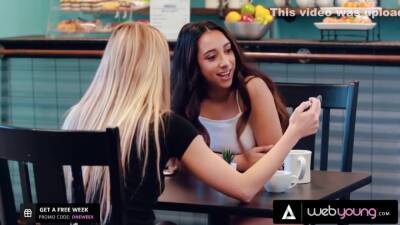 Khloe Kapri - Dirty Streamers Get Caught While Doing Sex Challenges In A Public Coffee Shop With - upornia.com