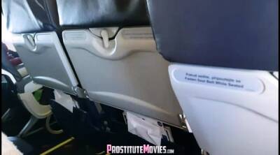 Nimpho teen blowjob in airplane in public - drtvid.com