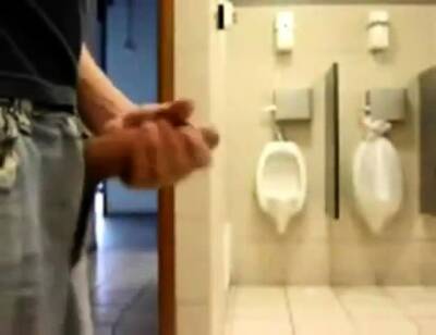 Bigcockflasher - Caught wanking in public restroom - drtvid.com