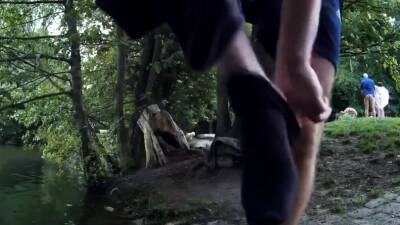 Skinny-dip in public, getting caught naked, cum outdoors - drtvid.com