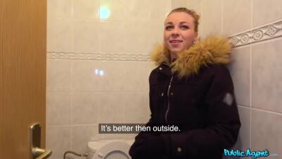 Angel - Angel Emily - Multiple Orgasms In Public Toilet - upornia.com