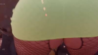 Slut Teasing And Rubbing Her Shaved Pussy In Public - hclips.com