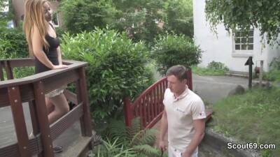 18yr Old Skinny German Teenie Cutie Get Shagged Outdoor By Stranger - hclips.com - Germany