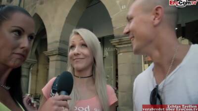 German Student Teen Public Pick Up On Street For Real Porn Casting - hclips.com - Germany