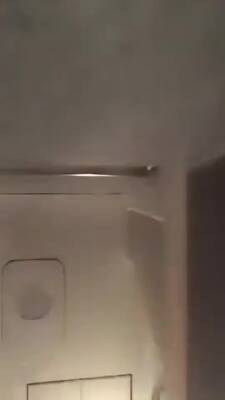 Horny Teen On The Airplanes Toilet - hclips.com