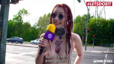 Sexy German Pornstar Coco Kiss Has Risky Public Fuck With Fan Outdoors - sexu.com - Germany