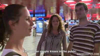 Slovenian couple took money for sex in public - sunporno.com
