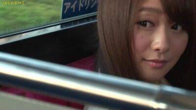 Adorable Asian slut gets groped in the bus by many men - sunporno.com - Asian