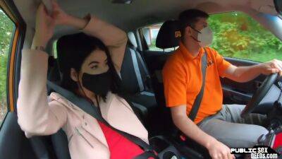 Perkyboobs Babe Fucked Outdoor In Car By Driving Instructor - hclips.com