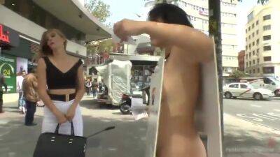 Cheating Wifes Big Hot Ass Shamed Fully Naked In Public Display - upornia.com