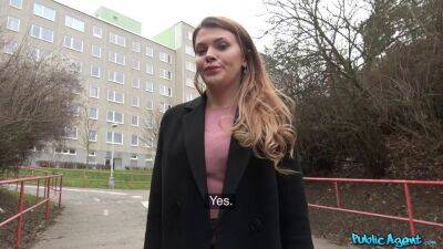 Russian Shaven Slit Shagged For Cash 1 - Public Agent - sunporno.com - Russia