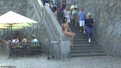 Lady - Dee - Lady Dee - Drahomira Nude In Public In Prague - upornia.com - Czech