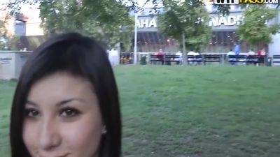 Eurasian Teenager Mona Outdoor Passion Curves - hclips.com