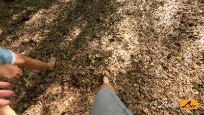Fucking In The Forest With Cum On Her Perfect Ass! Pov - Outdoor - Real - hclips.com