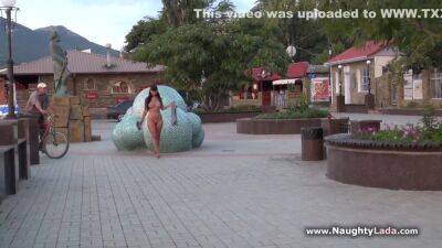 Nude Stroll In Public - Naughty Lada - txxx.com - Russia