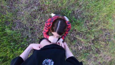 Perverted Teen Makes Me Cum On Her Titties In A Forest Pov Public Outdoor - upornia.com