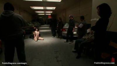 James Deen - James Deen - Dirty Whore Shagged In Public Garage - upornia.com