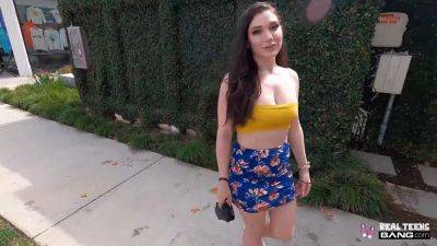 Lily - Lily Lou's First Porn Casting: A Naughty Teens' Romp in Public - sexu.com