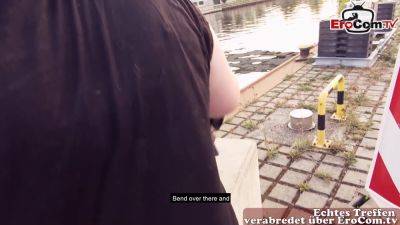 German chubby bbw teen picked up in public and fucked on street - txxx.com - Germany