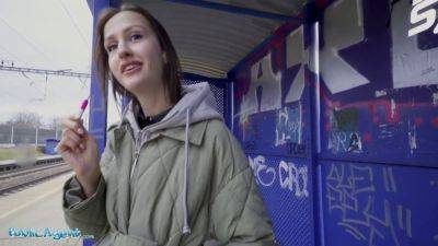 Jessikaknight pays the fine by getting her tits out for a public pickup - sexu.com - Ukraine