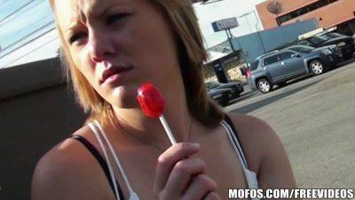 Sierra Day gets picked up at the bus stop and banged in POV - sexu.com