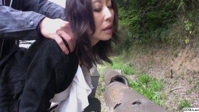 Mature Japanese Outdoor Bottomless Bicycle Riding And Sex 5 Min With Asian Milf And Blue Sky - upornia.com - Japan - Asian - Japanese