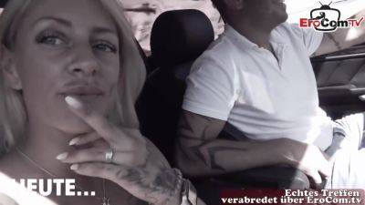 German Blonde Street Slut Fuck Date In Public - hotmovs.com - Germany