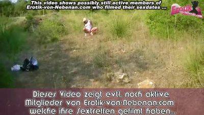 Outdoor amateur anal and ass to mouth with german skinny teen POV - hotmovs.com - Germany