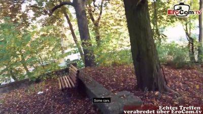 German mature milf public pick up outdoor date in Park - hotmovs.com - Germany