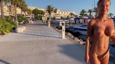 Monika Fox And Cap D'agde In Walks Naked In Public In The City Of - hclips.com - Russia