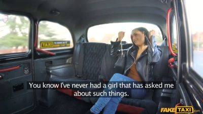 British girl from Muslim country explores her sexuality in public with fake taxi ride - sexu.com - Britain - Asian - British