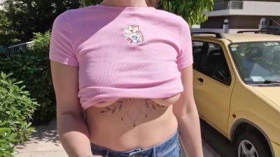 I Flash My Breasts While Walking In Public - upornia.com
