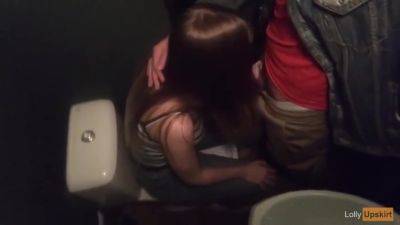 Lol Upskirt - Petite Girl Sucks Dick In The Toilet Of A Cafe (risky Blowjob) - hotmovs.com