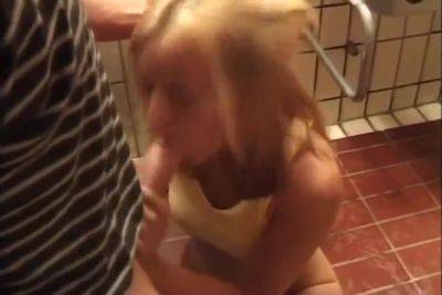 The Toilet Is A Quiet Place Where To Give A Blowjob 8 Min - upornia.com