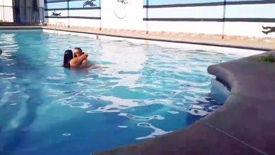 I Convinced A Chubby Housewife To Let Me Fuck Her In The Public Pool, This Busty Slut Lets Me Stick My Dick In Her In The Pool 11 Min - upornia.com - latina