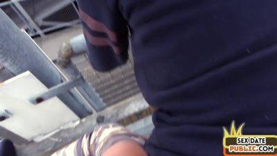 Public German amateur MILF POV fucked outdoor by sex date - txxx.com - Germany