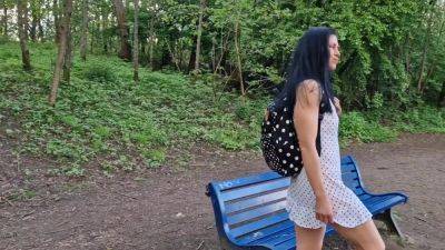 No Panties In Public Park And Pissing - upornia.com