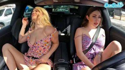 Two Horny Teens Pleasure Themselves in Public! - porntry.com