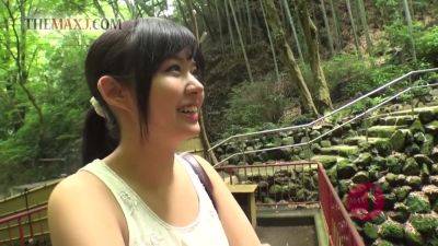 Brunette Asian Slut Gives An Outdoor Blowjob - AsianHappyEnding - hotmovs.com - Japan - Asian - Japanese