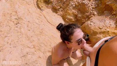 Drinking Strong Yellow Pee On The Public Beach And Cum On My Face Public Beaches In Brazil - hclips.com - Brazil