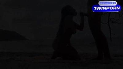 Im Fucking With My Stepsister On A Public Beach And A Caught Us With Real Couple - hclips.com - latina