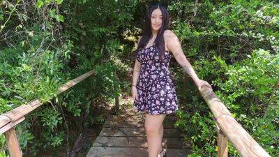 Hiker Interrupts Outdoor Photo Session - Miss Squirting - hclips.com